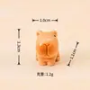 Adornos Lindos Mini Capibara para Escritorio Casa de Muñecas Decoraciones DIY Muñeco Capibara Resina Accesorios Pequeños
