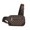 Bolsa Transversal Masculina Moda Multiuso Casual Business Bolsa de Peito Bolsa Mensageiro de Ombro Mochila Pequena Casual Esportiva Masculina