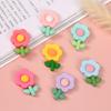 Accesorios Brillantes de Resina de Girasol Pegamento Blanco DIY Funda para Teléfono Móvil Accesorios para el Cabello Vaso de Agua Hebilla de Zapato Decoración de Marco de Fotos para Refrigerador