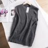 Chaleco de punto holgado de cuello redondo para hombre y mujer, otoño 2021, 438782