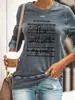 Comercio exterior estación independiente tienda propia shopify Amazon transfronterizo diente de león Fe impresa camiseta de manga larga para mujer