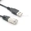 Cable de Datos Personalizado con Conector de Cristal Rj50 10P10C a USB A/M, Cable de Comunicación USB a a Rj50