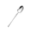 Acero inoxidable 304 cuchillo de hoja estrecha, tenedor y cuchara para uso doméstico, hotel, cuchillo y tenedor para bistec, cuchara para postre, acabado espejo, juego de cubertería occidental