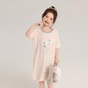 Pudding Haru Roupa Infantil Roupa de Verão Pijama Infantil Camisola 2025 Verão Novo Conjunto Casual para Casa para Meninas