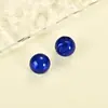 Botones para Cheongsam de Jade Imitación, Agujero de Borde, Ojo de Gato, Botones para Cárdigan, Decorativos de la Dinastía Han, Coloridos, Redondos, Botones de Estilo Chino