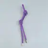 Llavero de Cuerda Trenzada de Cuero PU Avanzado Colgante Creativo Versátil para Bolsa Accesorios de Colgante de Cadena Tejidos a Mano DIY