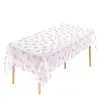 En stock Mantel a cuadros Amazon mantel a cuadros blanco y negro transfronterizo PEVA engrosado desechable mesa de postres de cumpleaños fiesta