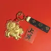 Shuibeijin Oro Puro 999 Serie Pegaso Princesa Por Favor Hazte Rico Inmediatamente Colgante Llavero Teléfono Móvil Venta al por Mayor