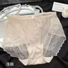 Bragas Sexy de Encaje Estilo Palacio Francés Blanco Rococó para Mujer, Amigables con la Piel, Suaves, No Aprietan, Entrepierna Antibacteriana 10A, Tallas Grandes