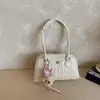 Bolso tipo Bowling Plegado para Mujer 2026 Nuevo Versátil Bolso de Mano Boston Bolso Cruzado de Moda Bolso tipo Cojín
