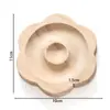 Prato de Exibição de Joias de Madeira Maciça Prato de Design de Joias Brinque com Contas Material DIY Artesanal Bandeja para Pulseira de Corda de Contas