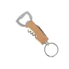 Abridor de Garrafa de Madeira Popular em Formato de Cachorro para Casa, Abridor Simples de Cerveja, Novo Modelo de Abridor de Garrafas de Cerveja e Refrigerante em Madeira Maciça