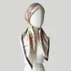 26 Bufanda Cuadrada de Satén de Nuevo Color Primavera Otoño para Mujer Bufanda Impresa Conveniente de Seda Artificial Bufanda Sombrero Cadena de Suministro Transfronteriza Europea Americana Venta al por Mayor
