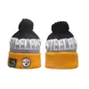 Gorro de Lana de Rugby Transfronterizo de Comercio Exterior Bordado de Equipo Gorro Tejido Gorro para Clima Frío con Forro Polar para Calidez y Protección de Orejas Gorro Deportivo de Pareja