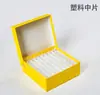 Caixa de Papel Congelante 81 Poços Flip-top Caixa Criogênica Tampa Articulada Caixa de Papel de 81 Furos À Prova d'Água Para Tubos de 1,8ml/2ml Papel