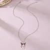 Collares Sanrio Europeos y Americanos Transfronterizos, Lindos Collares Colgantes de Kuromi y My Melody, Cadenas para Clavícula de Dibujos Animados, Accesorios para Niños