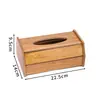 Caja de Pañuelos de Madera de Nuevo Modelo Transfronteriza para Dormitorio, Sala de Estar, Cocina, Comedor, Baño, Venta Directa de Fábrica