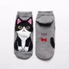 Calcetines Divertidos de Gato para Mujer Amazon Algodón Casual Tipo Invisible Regalo de Navidad Transfronterizo Animales de Dibujos Animados Recto