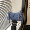 Bolsa Transversal de Ombro Único Estilo Novo Verão 2026, Fashion e Casual, Bolsa Feminina Única com Textura Simples, Bolsa Quadrada Pequena de Nicho