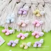 Mini alas nota resina accesorios pegamento crema DIY agujero zapatos uña funda de teléfono cuerda para el pelo pinza para el pelo accesorios para el cabello lote