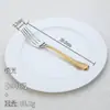 Juego de cubiertos de acero inoxidable 304 para uso transfronterizo en hoteles y restaurantes occidentales, cuchillo para bistec creativo martillado engrosado, cuchara y tenedor de postre