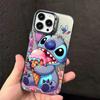 Adecuado para Funda de Teléfono Móvil Popular Stitch Iphone16Pro 17/14/13 Láser 12 Apple 11Xsmax Dura