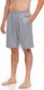 Shorts de Casa de Hielo de Seda de Verano, Caída Suave, Transpirables, de Secado Rápido, Delgados, Brillantes, Color Sólido, Shorts para Vacaciones en la Playa para Hombres y Mujeres