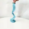 Big Wave pendurado orelha tintura peruca real cabelo humano cor peça de cabelo pendurado orelha tintura de cabelo peça de cabelo feminino cabelo longo estendendo um pedaço