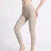 Pantalones de yoga con estampado de leopardo para mujer, de cintura alta, realzan los glúteos, con bloques de color, leggings deportivos de alta elasticidad, pantalones de fitness con estampado de leopardo, glúteos de durazno