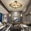 Nuevo Lámpara de Techo China Lámpara de Sala de Estar Simple Moderna Hogar Dormitorio Iluminación de Celebridad de Internet Sala de Té Zen Lámparas de Restaurante Atmosféricas