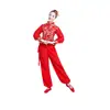 Día de Año Nuevo Nuevo Traje Nacional Yangko Danza del Dragón Danza del León Equipo de Tambores Traje de Baile Estilo Chino Traje de Tambor de Cintura
