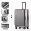 Maleta de Apertura Lateral para Hombres y Mujeres con Expansión Maleta Multifuncional Maleta de Cabina de 20 pulgadas Logo Personalizable Juego de Tres Piezas