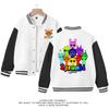 Sprunki Music Rhythm Box Roupas Roupas de Baseball Infantil Roupas Infantis Primavera e Outono Jaqueta Estampada de Manga Longa Ins