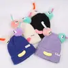 Bonito y Original Gorro de Punto para Otoño e Invierno, Adorable y Divertido para Niñas, Hace que la Cara Parezca Más Pequeña, Versátil Gorro de Lana con Boca de Salchicha, Suéter para Estudiantes