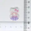 Vestido de Dibujos Animados Transparente Accesorios de Resina de Gato Kt Pegamento de Crema Creativo Clips para el Cabello Hechos a Mano Hebillas para Zapatos Decoraciones para Funda de Teléfono