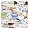 150 Adesivos de Grafite de Café de Desenho Animado Café Chá Chá Decoração Caderno Telefone Celular Adesivos de Computador Atacado