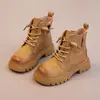 Botas Martin Infantis 2026 Nova Coleção Outono/Inverno Botas de Cavaleiro Britânico para Meninos Botas Curtas para Meninas Botas de Viagem para Pradaria