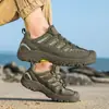 Zapatos de senderismo para hombre de gran tamaño transfronterizos para exteriores, nuevos zapatos deportivos casuales de otoño, puntera cerrada, suela gruesa, antideslizantes, zapatos de trekking todoterreno