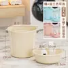 Cubo Espesado con Tapa, Cubo para Lavandería, Cubo de Plástico para el Hogar, Cubo de Baño para Dormitorio de Estudiantes, Gran Capacidad, Venta al por Mayor de Fábrica