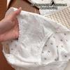 Ropa Interior para Estudiante de Cintura Media Grado a Antibacterial Grado a Algodón Bebé Algodón Entrepierna Extendida Cómoda y Delicada con la Piel Calzones de Mujer