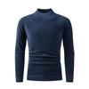 Camiseta de manga larga para hombre con forro polar cálido para primavera y otoño transfronterizo