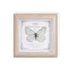 Moldura para Foto Simples Moderna Retrô de Madeira Borboleta Azul Rara Presente de Feriado Espécime Pintura Decorativa