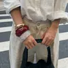 Joyería Transfronteriza Europea y Americana, Diseño de Moda con Efecto Degradado, Pulsera Transparente, Pulsera de Resorte con Patrón de Ola de Agua Irregular de Nicho