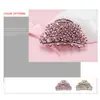 Yiwu Jinhe Joyería Flor Hueca Flor Pequeña Pedrería Acetato Pinza para el Cabello Accesorio para el Cabello Pinza de Garra Adorno para el Cabello para Mujeres