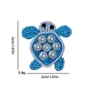 Animales Marinos Lindos, Cangrejos, Tortugas, Camarones, Parches Bordados con Cuentas, Accesorios para Bolsos, Sombreros, Accesorios para Ropa, Accesorios Decorativos