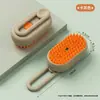 Pente spray para pelos de gatos e cães, pente spray a vapor elétrico, pente para gatos, pente para animais de estimação com spray de um toque, ferramenta mágica