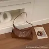 Bolsa de Dumpling Simples, Moderna e Fashion, Bolsa Casual de Cor Sólida, Bolsa de Trabalho Feminina, Bolsa Transversal Texturizada de Nicho Coreana