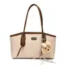 Bolso tote de gran capacidad para mujer, bolso de hombro para ir al trabajo, nuevo bolso de mano casual popular de verano 2026, bolso de alta gama para mujer