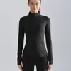 Chamarra de Yoga Weiman Otoño e Invierno para Mujer, Corte Ajustado con Bolsillos, Cuello Alto, Cierre, Chamarra Deportiva de Yoga