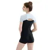 Traje de baño de una pieza para mujer, adelgazante, casual, de secado rápido, manga corta, para aguas termales, playa y costa, nuevo de verano 2026